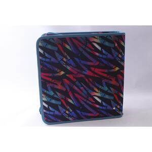 1990s Case-it, Locker Accessory, 3-ring Binder, Abstract Cover, Stationery,
